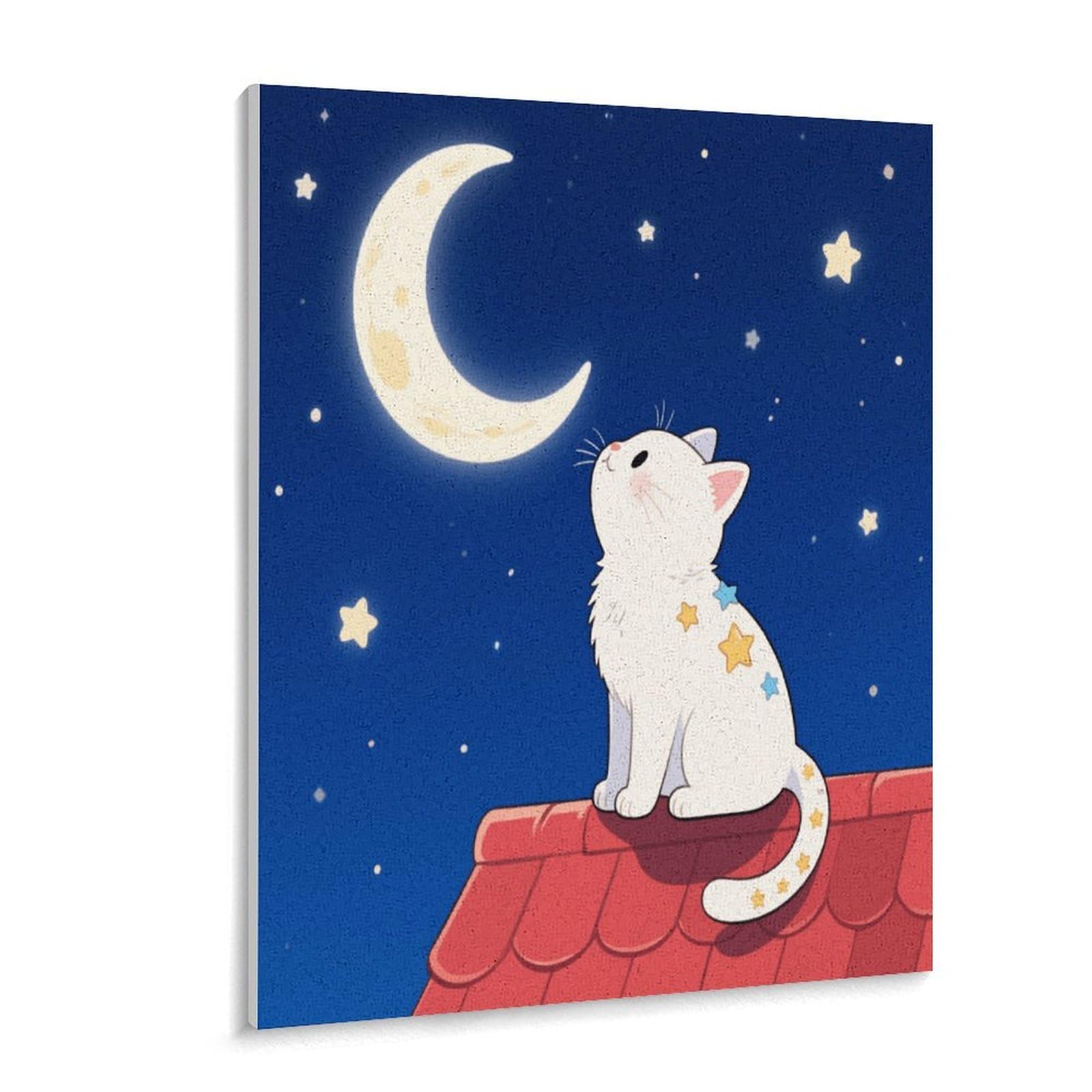 KOAYUBFC Malen-nach-Zahlen-Set für Erwachsene, Anfänger, Erwachsene, Malen-nach-Zahlen-Kits auf Leinwand, Acryl-Ölfarben, Gemälde mit Pinseln als Geschenk, Wanddekoration
