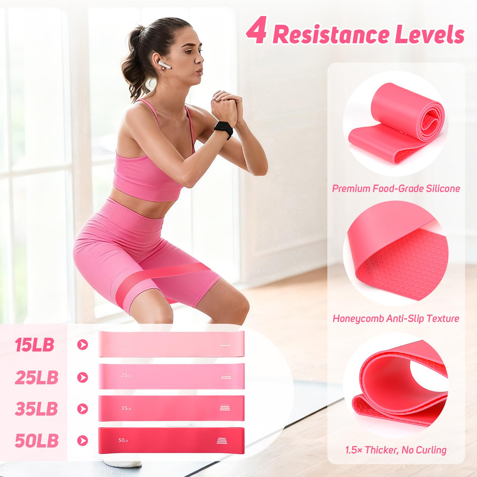 Asten Kit de Pilates à Domicile : Équipement avec Anneau, Balle, Bandes de Résistance, Curseur et Rouleau en Mousse
