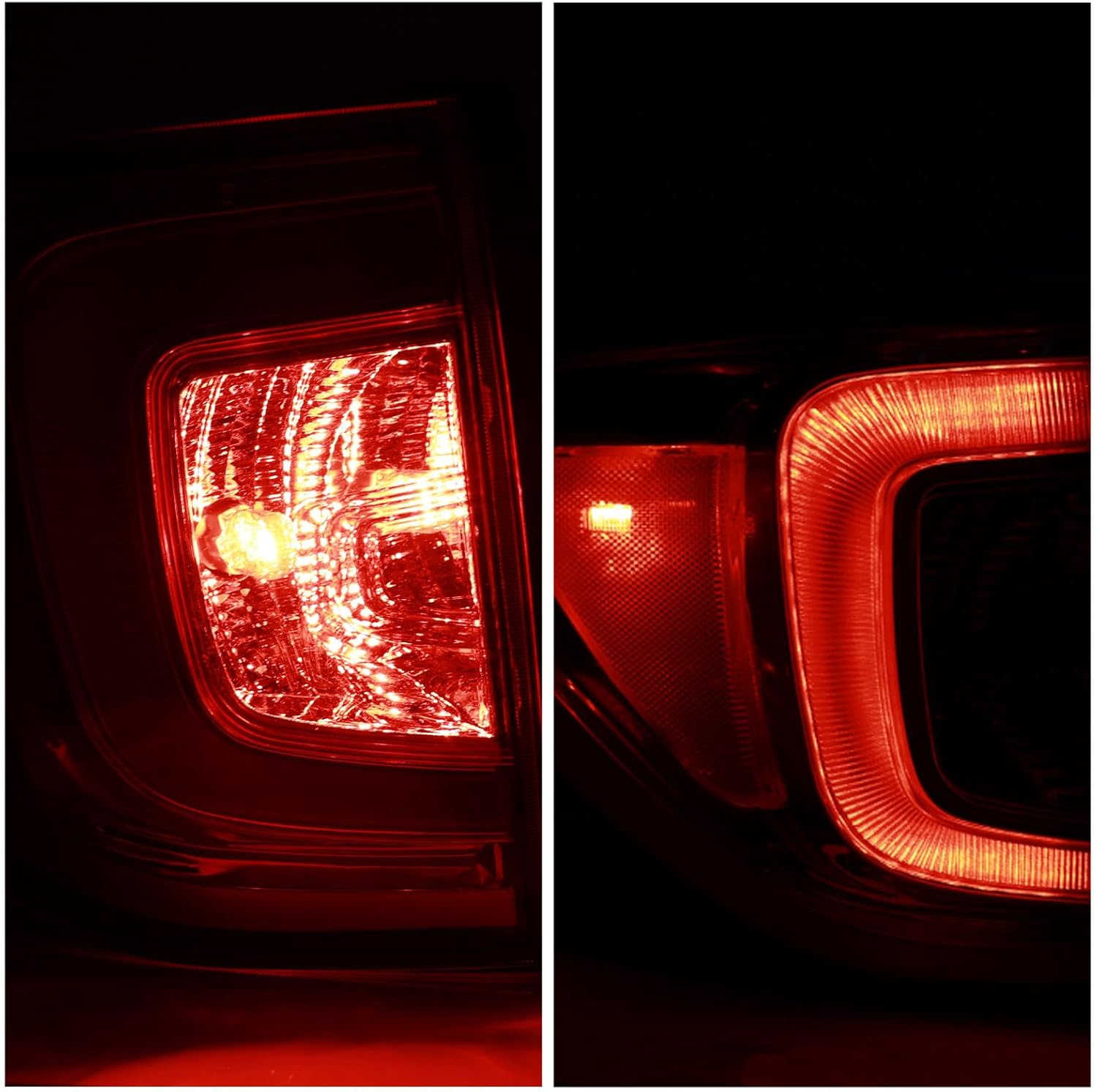 Tail Light Outer Compatible with Honda Pilot 2016 2017 2018 LED Taillight Brake Lamp Assembly Right Passenger Side Replace 33500TG7A01 HO2805107