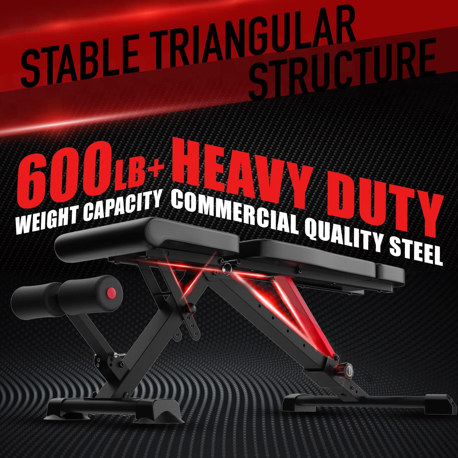 Keppi Adjustable Weight BenchFoldable Workout Bench Press for Full