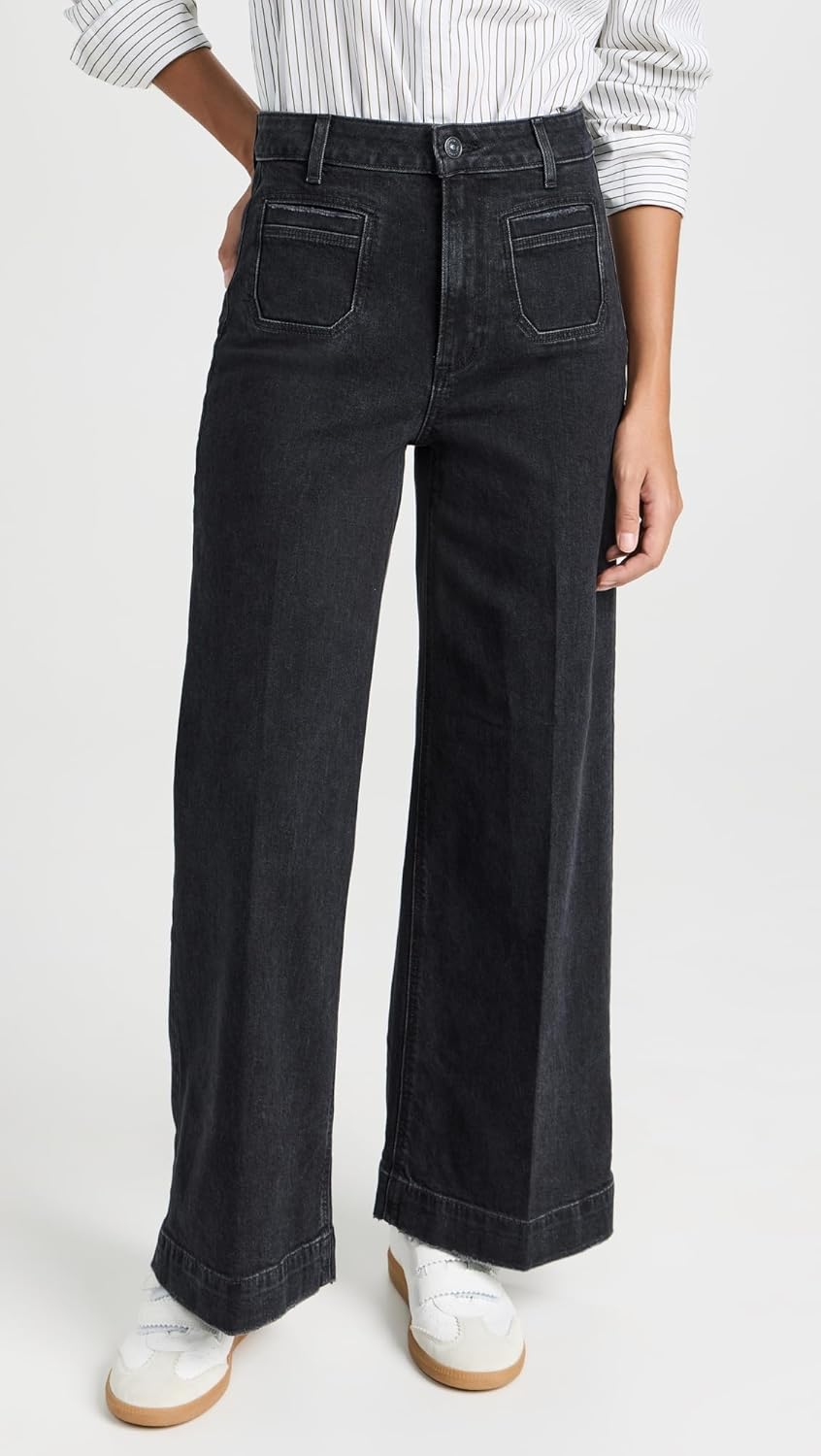 PAIGE Women's Harper Ankle Vintage Patch Pockets Jeans