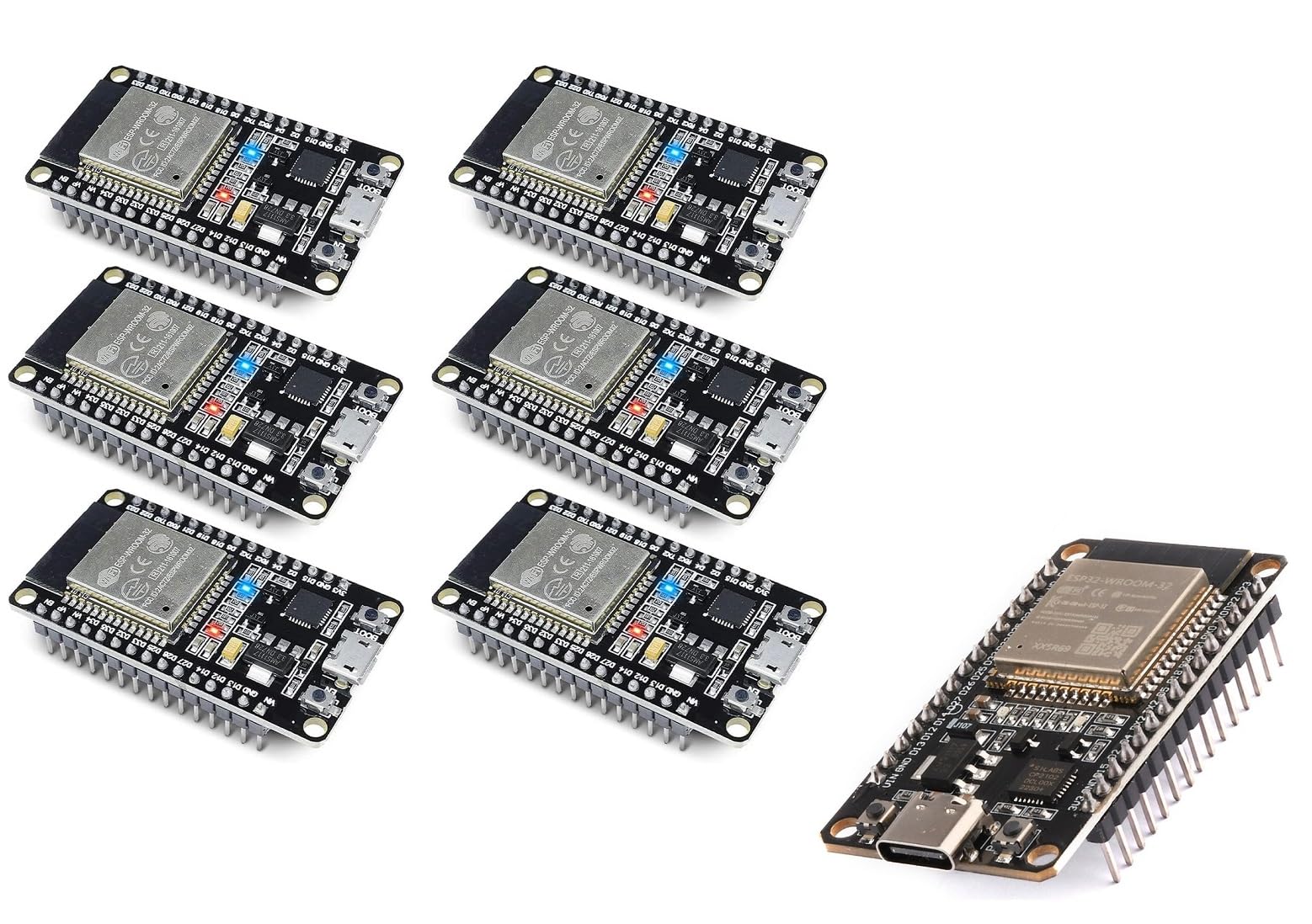6PCS +1PCS 30PIN Type-C Development Board