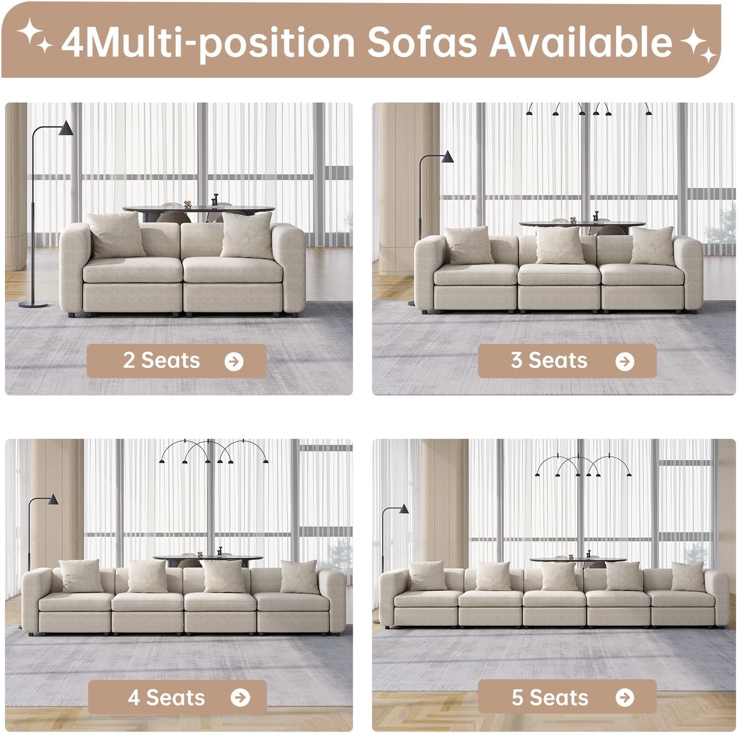 Love Seats Sectional Sofa for Living Room,Leisure Sofa Couch,Large Modular Family Couches,2 Seaters for Small Apartment