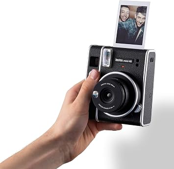 Fujifilm Instax Mini 40 Instant Film Camera Black Compact