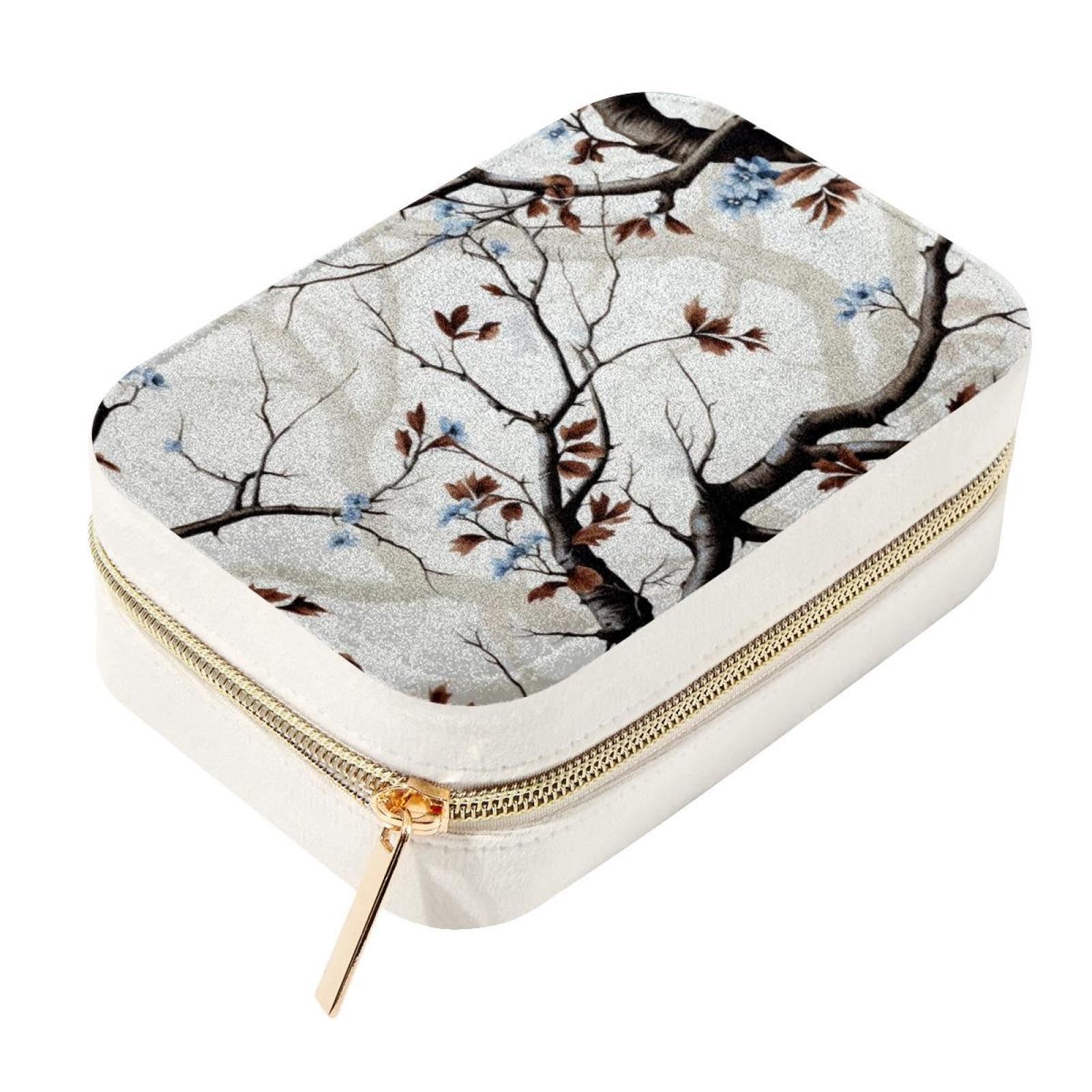 Boîte à bijoux élégante pour femmes et filles avec écrin arbre coloré