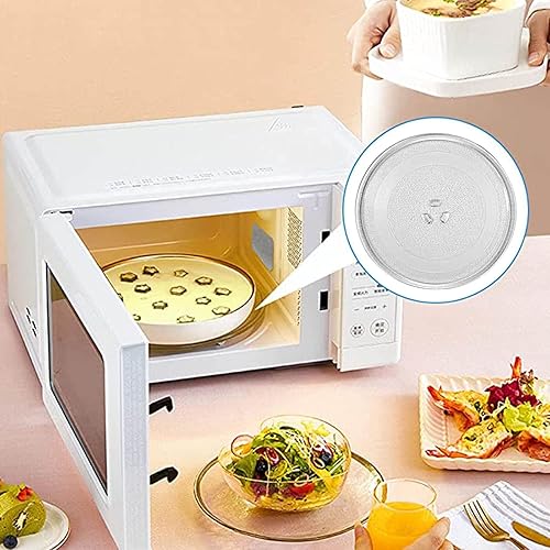 Miniatura 6 de Reemplazo de placa giratoria de vidrio para microondas, diámetro redondo de la placa de vidrio de la microonda 9.646 in, 10.039 in, 10.630 in,