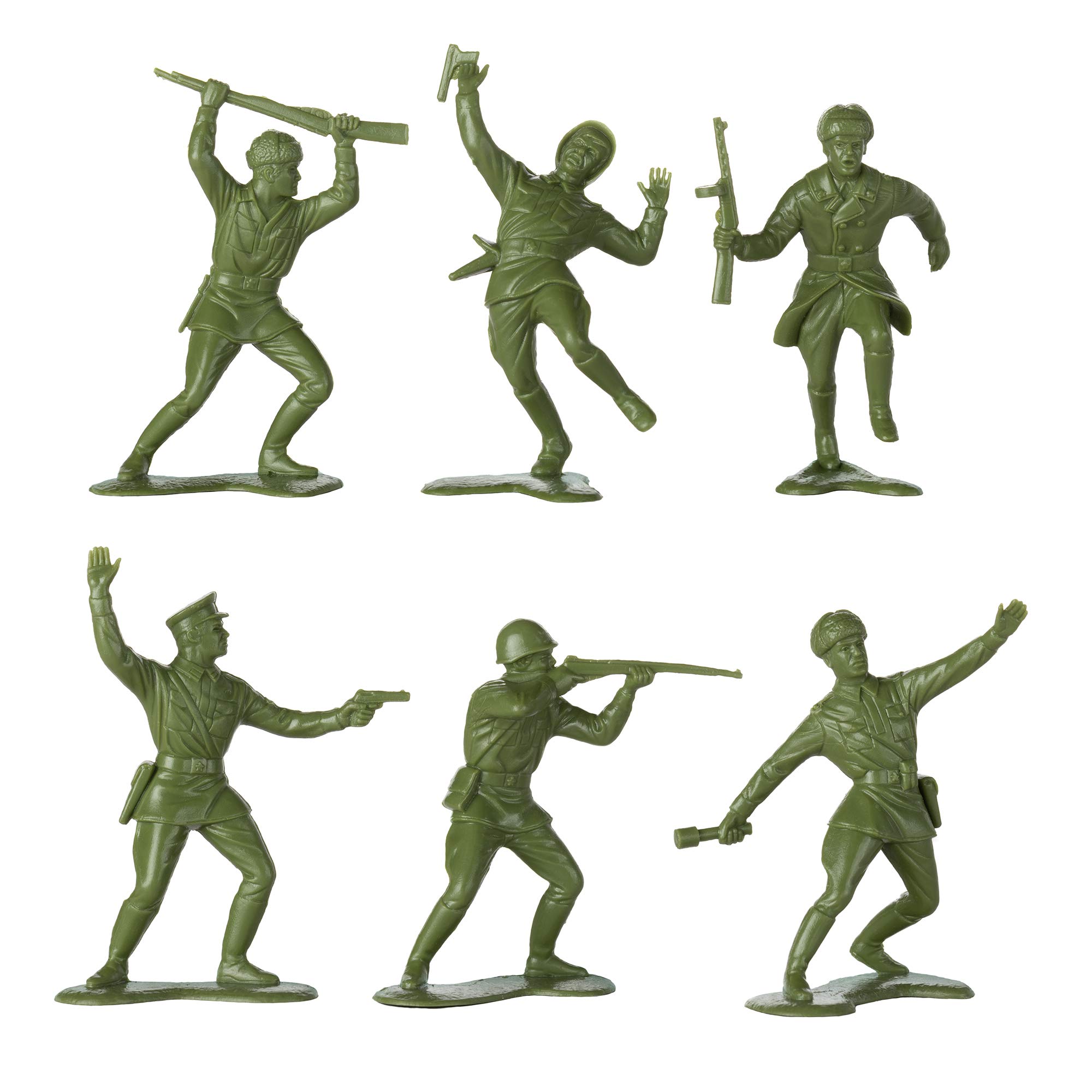 【中古】「非常に良い」BMC Classic Marx ロシア製 プラスチック製 陸軍 男性 - 第二次世界大戦兵士フィギュア 米国製 グリーン 48562 Amazon.com: BMC Classic Marx Russian Plastic Army Men - 36pc WW2