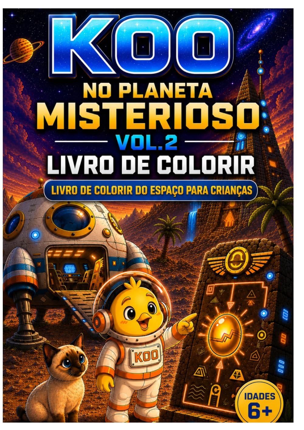 Koo no Planeta Misterioso Vol.2: Livro de colorir (Koo no espaço)