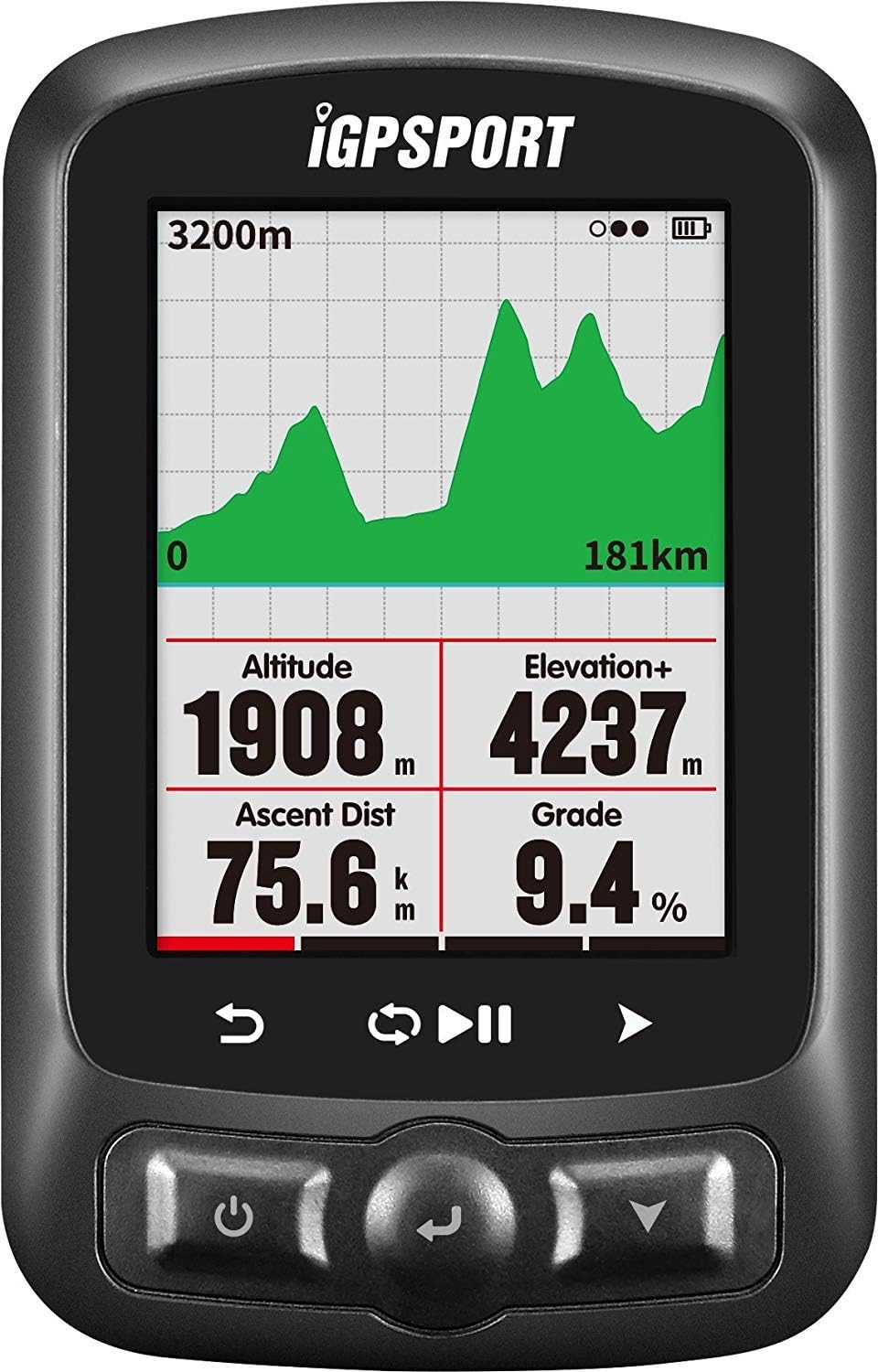 iGPSPORT iGS618 GPS GLONASS Beidou bike computer cycle computer recorder data and routes. Navigation and tracking. 2.2 "color screen. ANT+ Motion detection Alarms Compatible Strava