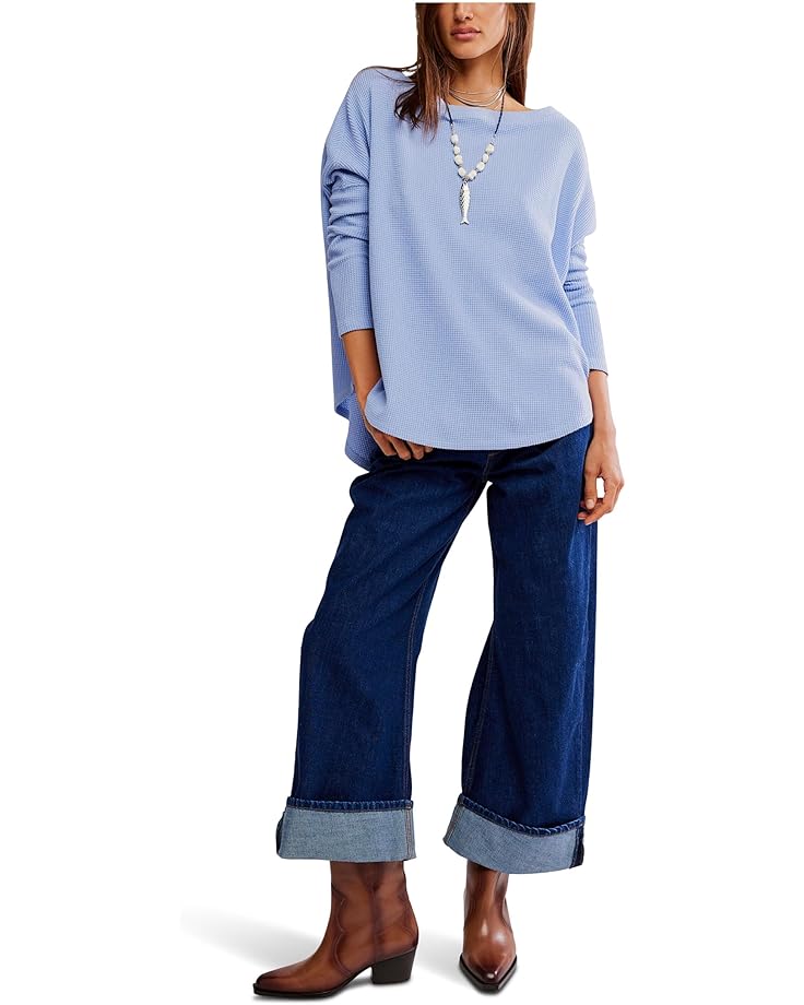 Free People Latte Blues Thermal Solid - #5 of 5