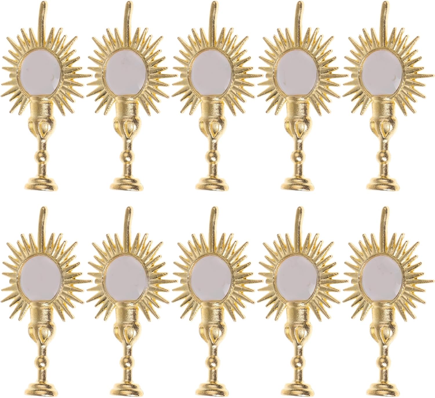 20pcs Religious Party Toppers Church Decorations Non-edible Ornaments for Christian Celebration Festival Supplies