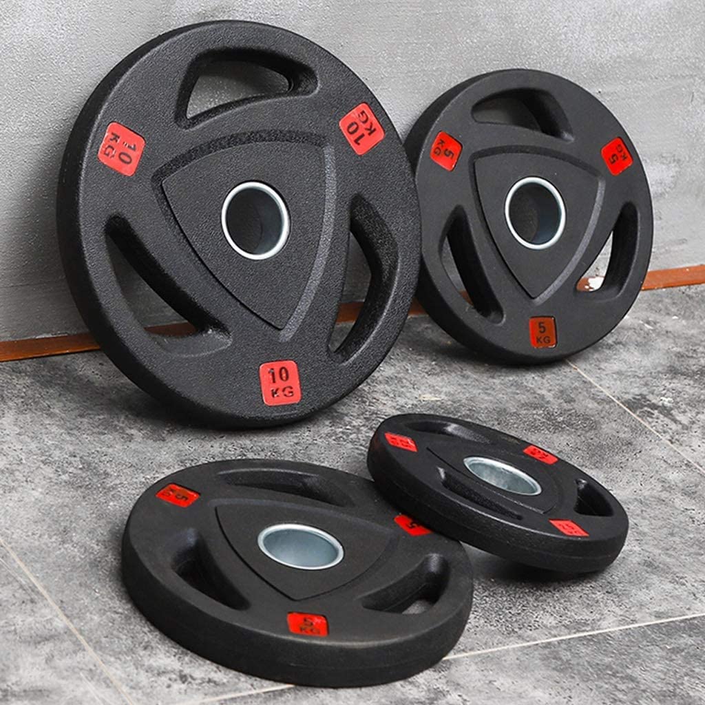 Nuevo Suministros de fitness Placa de parachoques de 2 pulgadas de diámetro estándar, pinza de tres agujeros, placas de peso, placa de agarre individual para Fitness, deportes domésticos para hombres
