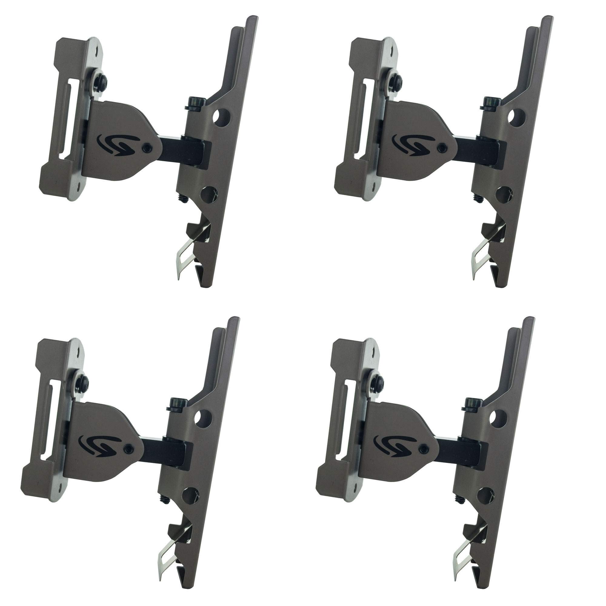 CuddebackGenius Pan Tilt Lock Mount with Universal Adapter and Mounting Screws, 4-Pack
