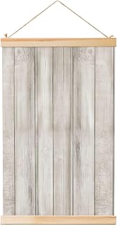 Distressed Wooden Planks Linen Hanging Painting, Linen Wall Art Home Art Piece Modern Artwork Farmhouse Decor 16x24 Inch