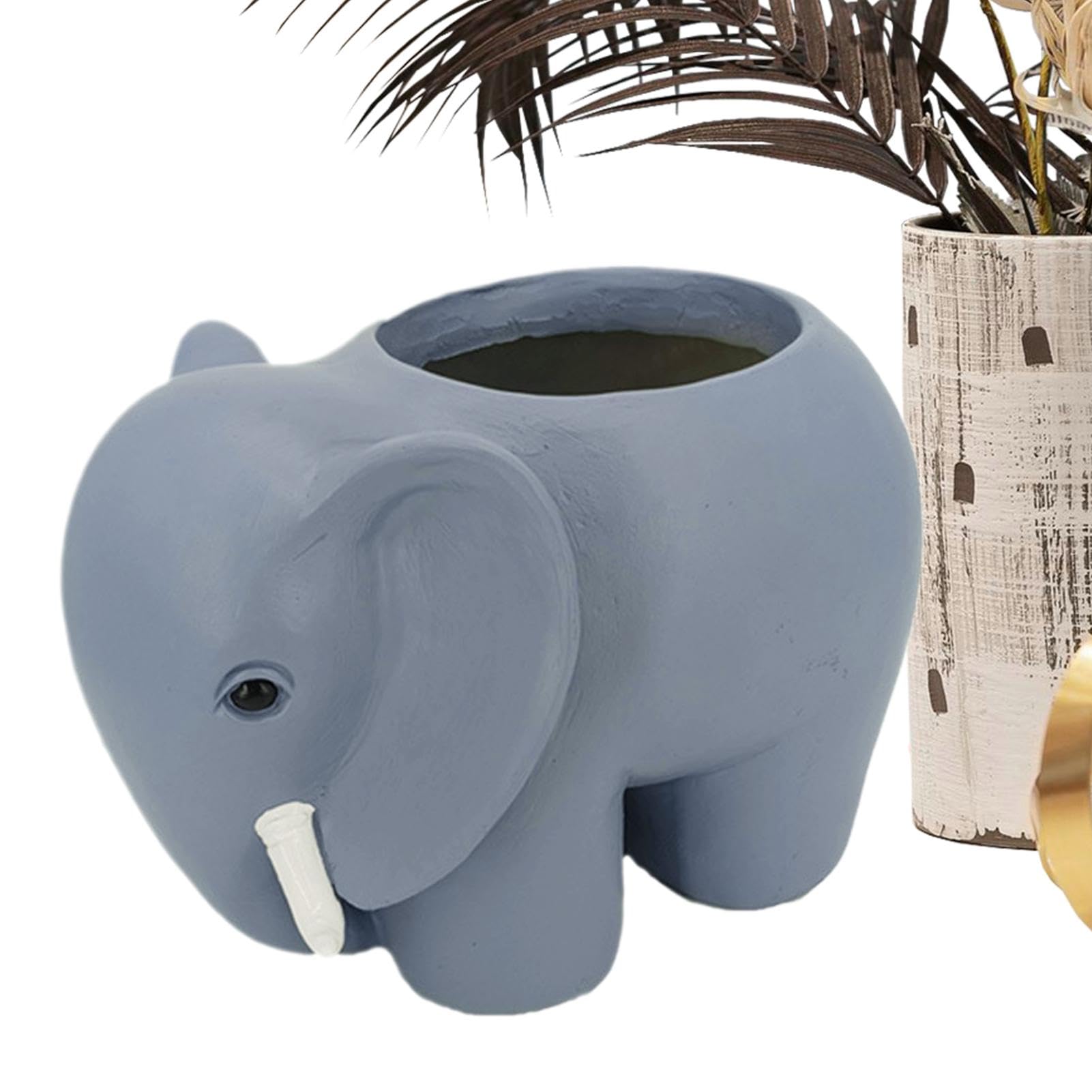 Amazon.co.jp: 象型プランターポット、象の多肉植物、象の植木鉢、象の