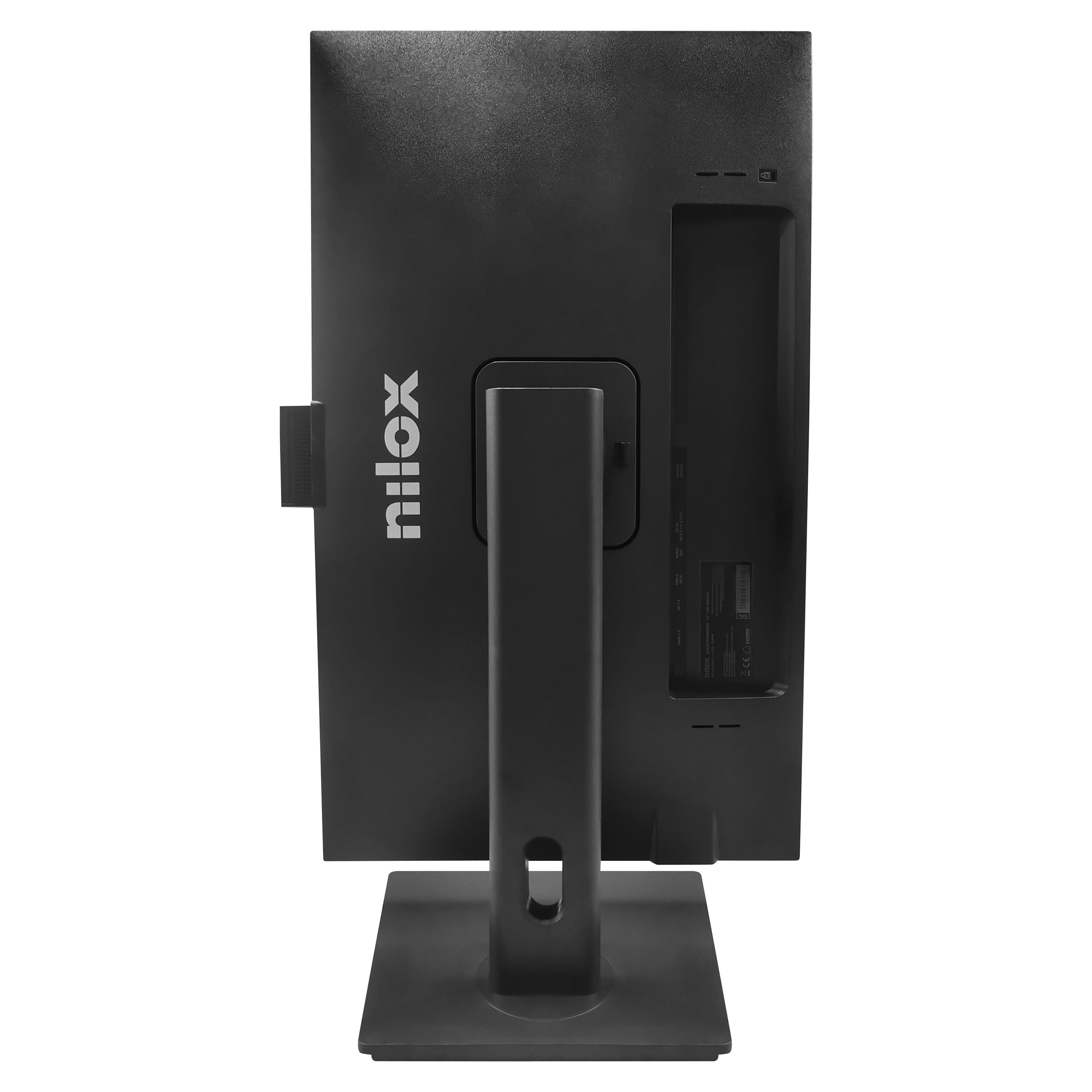 Nilox NXM27RWEB0265 Monitor Business 27'' IPS Full HD, Frecuencia 120 Hz, Cámara Web integrada y USB-C 65 W, Ajustable y ergonómico