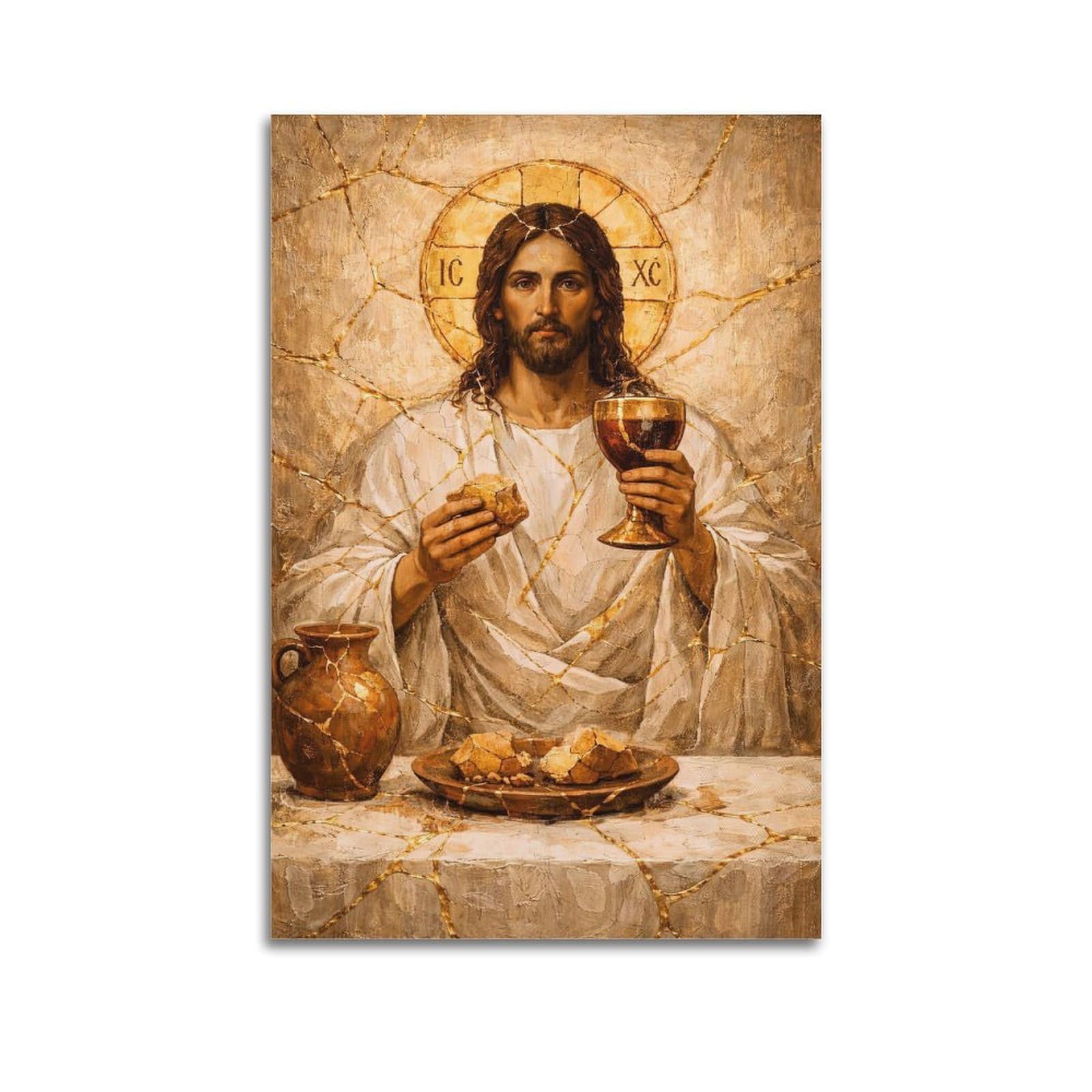 ESTE Religion Christianity Jesus Communion Poster Decorative Painting Canvas Modern Art Picture 24x36inch(60x90cm)