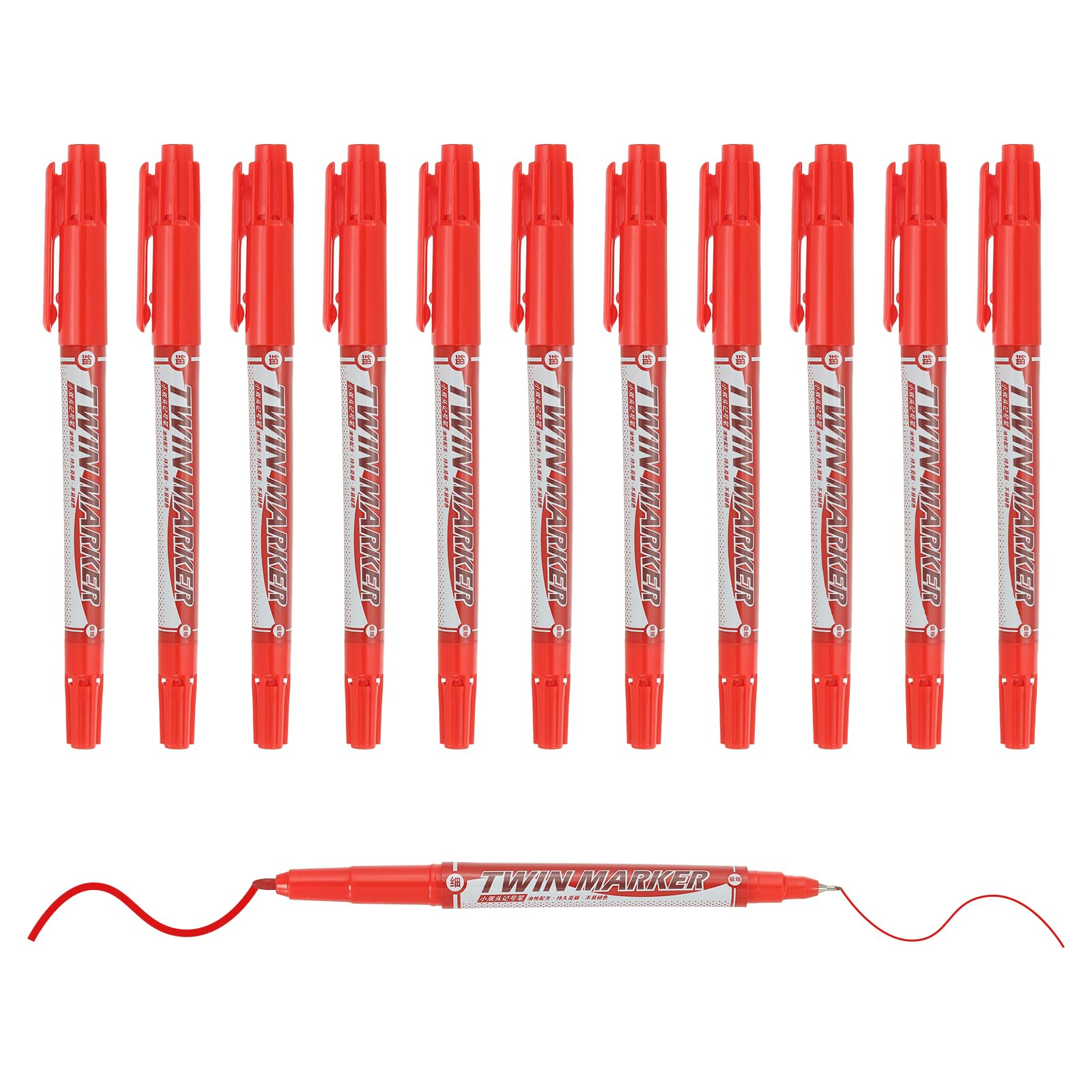 M&G Permanent Twin Markers Dual Ultra Fine Point Tip(1.5mm+0.5mm)