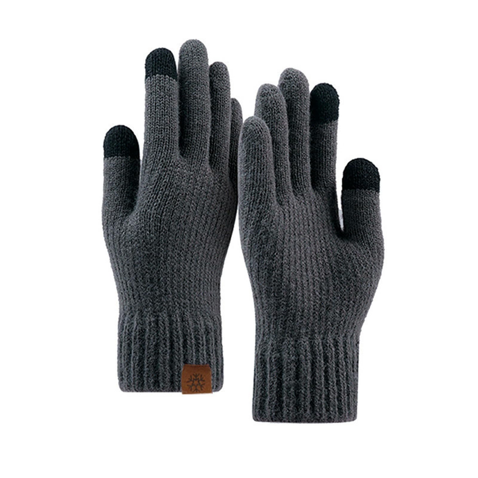 Guantes de invierno contra el frío para usar el móvil con comodidad