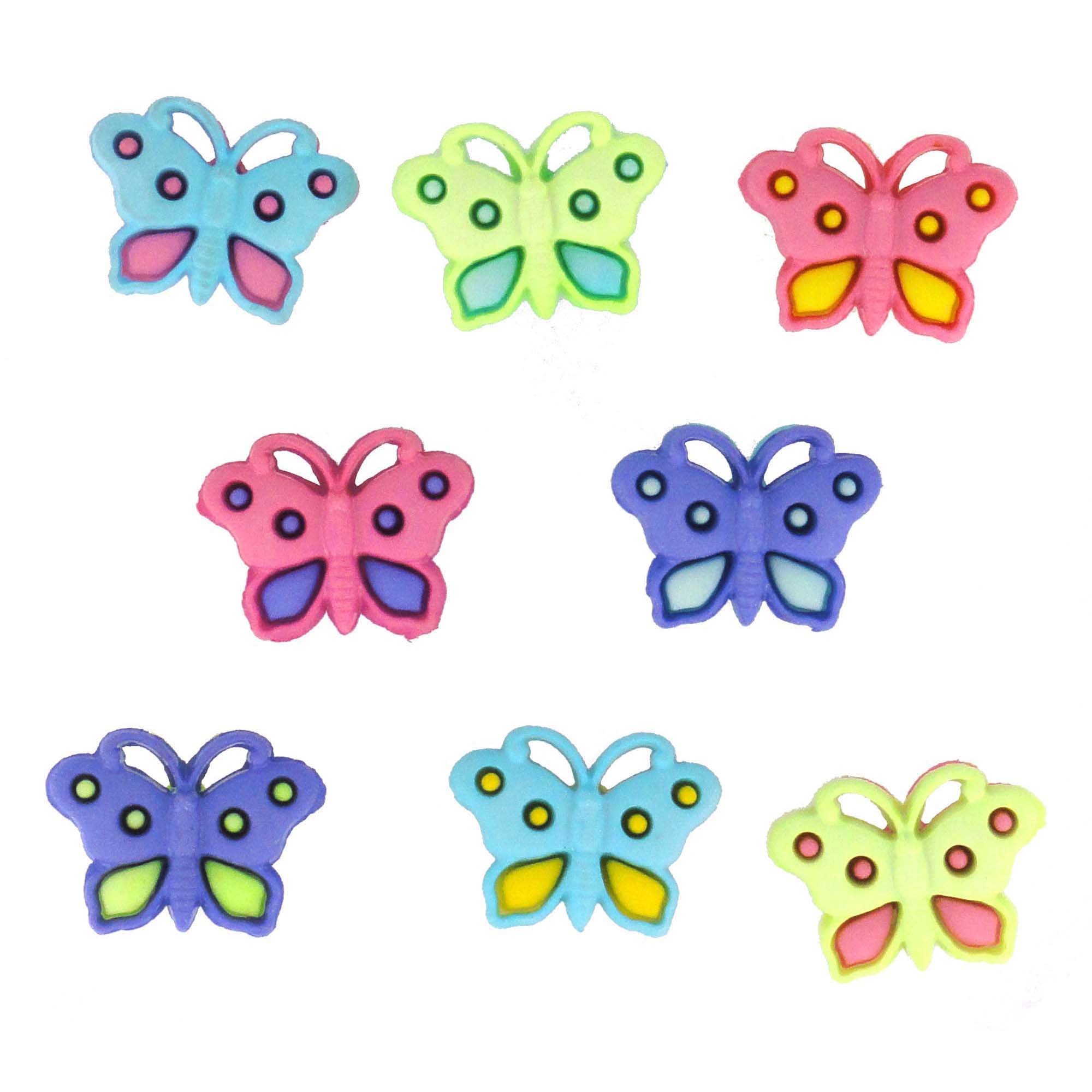 Jesse James Button Fun Cute Butterfly