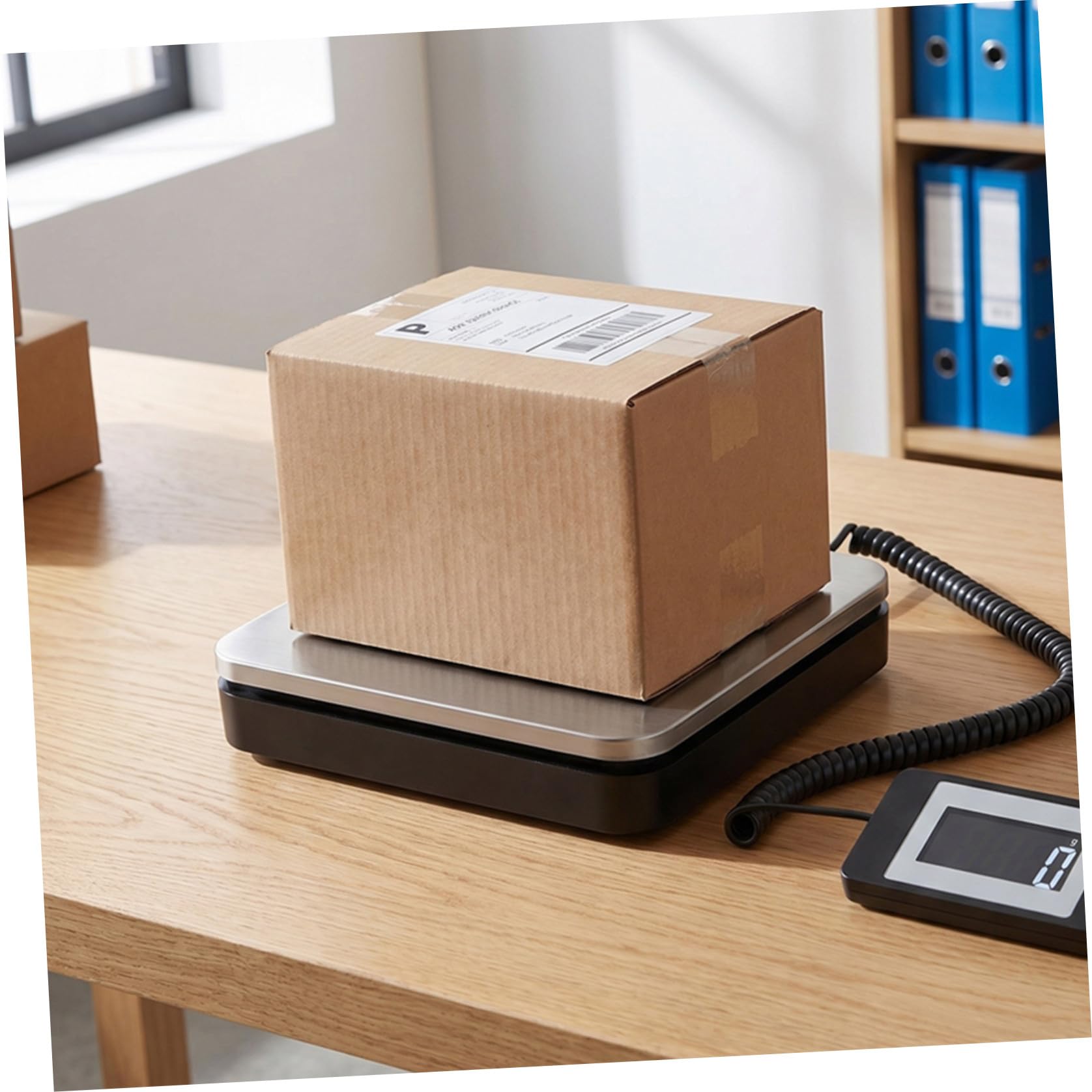 Kg Edelstahl Kunststoff Postwaage mit Hold Funktion für Büro und Lager