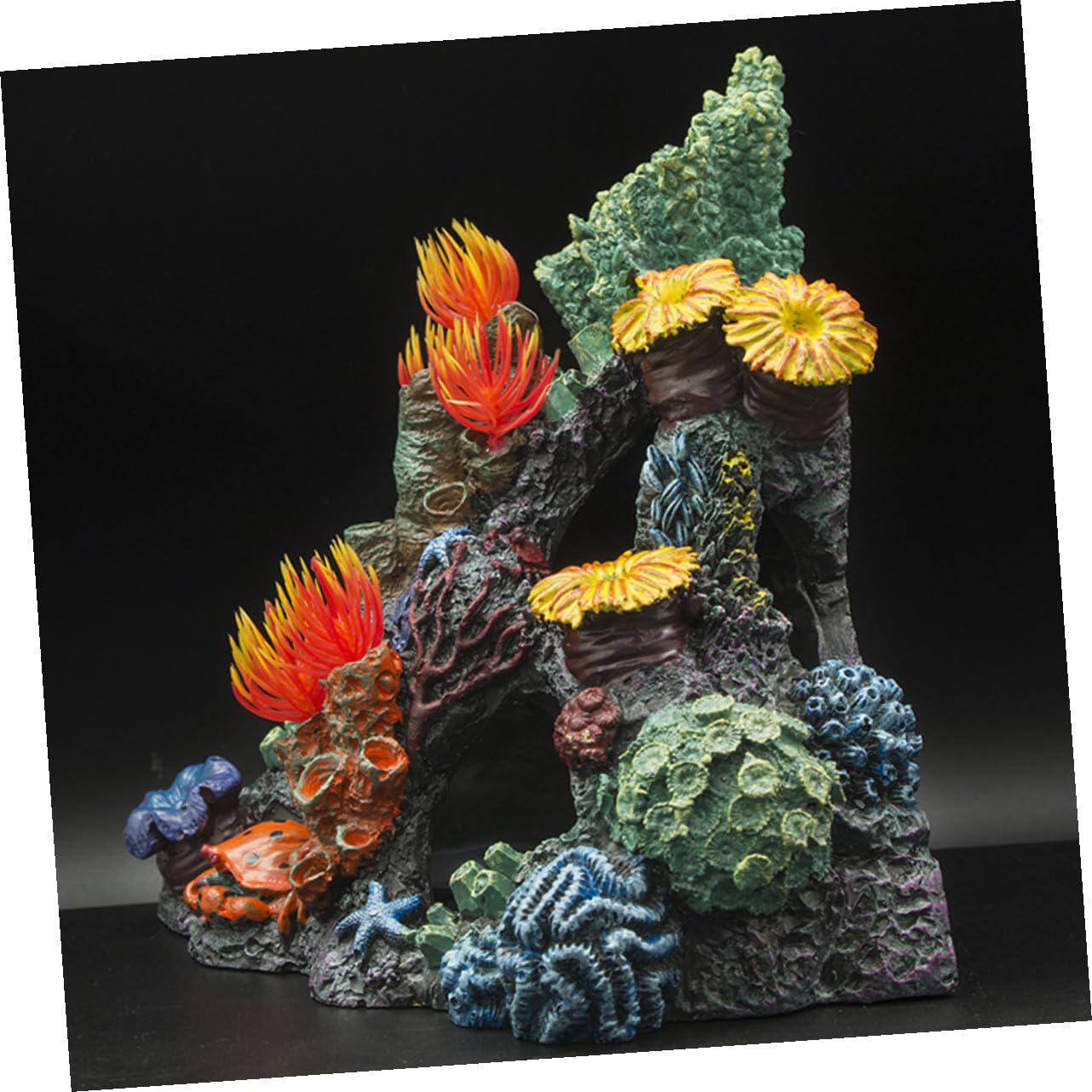 Corail Décoratif en Résine pour Aquarium Paysage Aquatique Abri pour Poissons Couleur Aléatoire