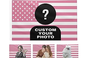 Personalized Pink American Flag