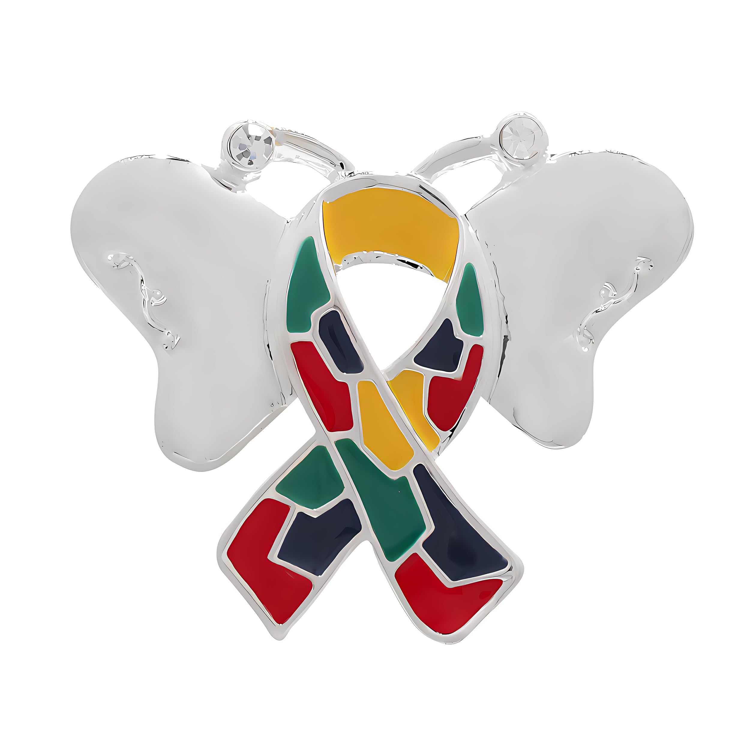 1/2/5/10/25pcs Autism Ribbon Awareness Pin - Celebrate Autism Awareness with Our Puzzle Piece Lapel Pin - Support Advocacy and Raise Awareness - Ideal Gift for Supporters and Advocates