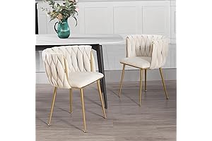 Velvet Dining Chairs Set of 2 Clearance, Modern Upholstered Dining Side Chairs...