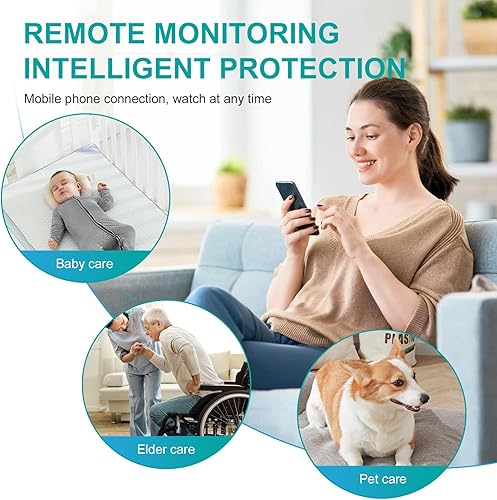 Miniatura 5 de Mini cámara inalámbrica HD pequeñas cámaras de vigilancia WiFi con detección de movimiento, clip trasero, grabadora de video portátil, cámara de