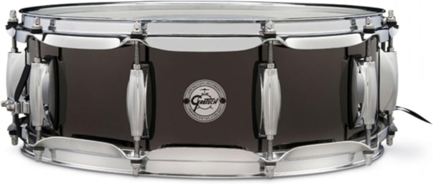 Gretsch Drums Black Nickel Over Steel Snare Drum - 5 x 14 inch with Imperial Lugs