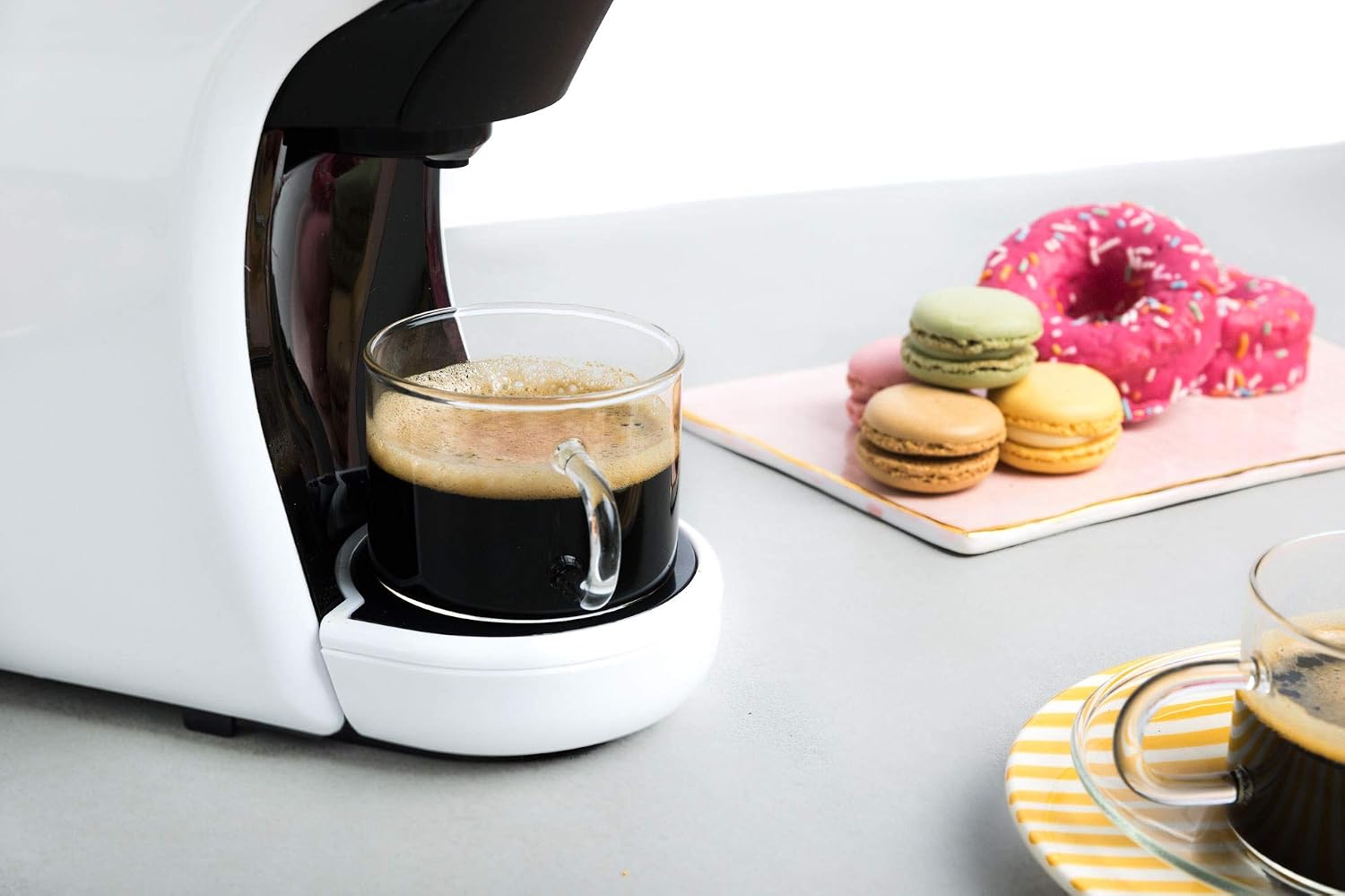 CREATE / POTTS / Cafetera Multicápsula Express Blanco / Programable, ligera  y compacta, Apta para preparar café en todos sus formatos : Amazon.es:  Hogar y cocina