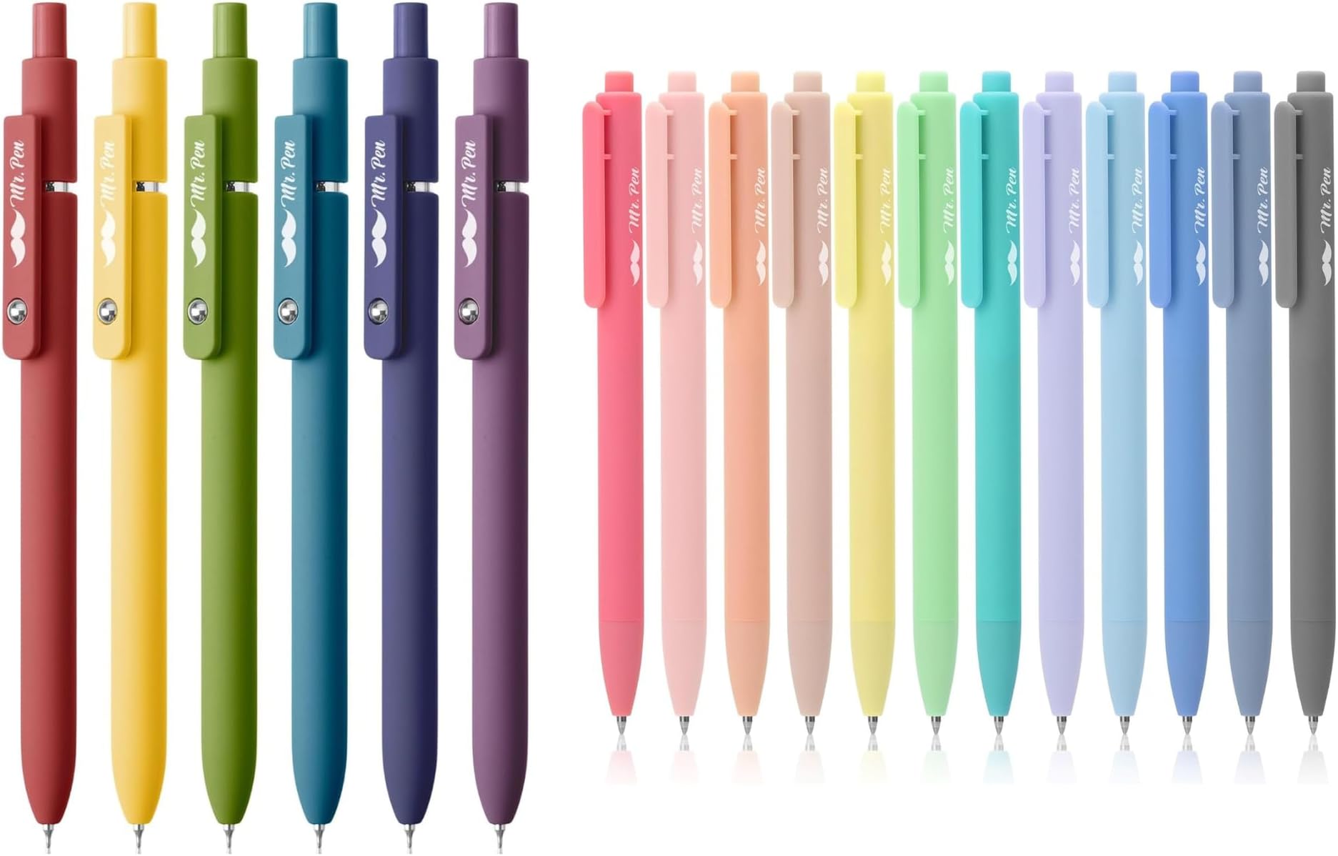 Mr. Pen- Retractable Gel Pens, 18 Pack