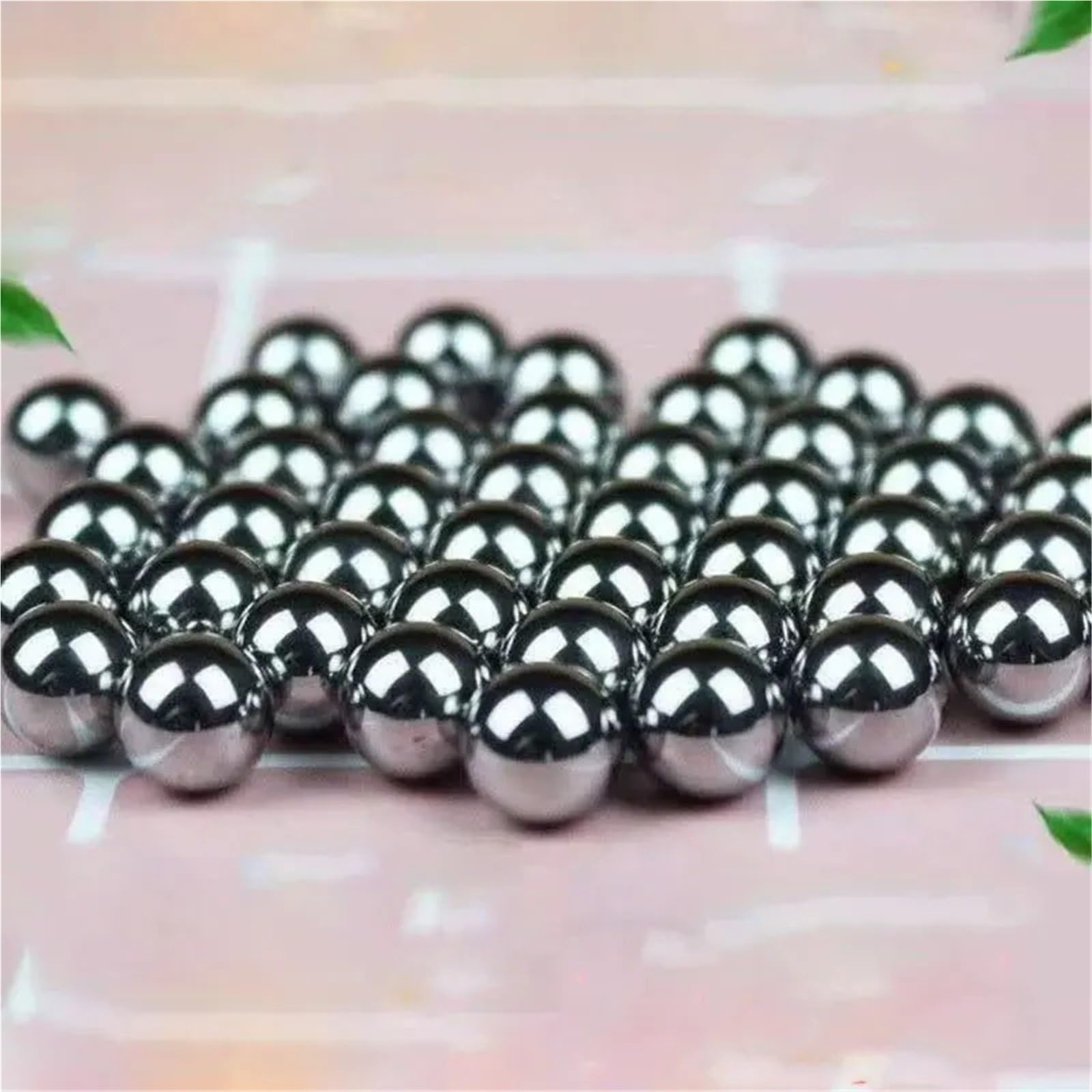 Bola de Acero con rodamiento de precisión 304 Sus, Bola de Acero pequeña sólida, Bola de Bola, Bola Redonda, canicas de tirachinas (100 Piezas, 2,5 mm)