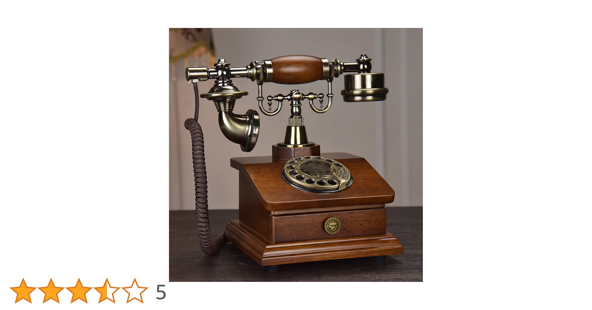 Amazon.co.jp: 回転式ダイヤル電話、レトロな固定電話