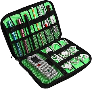 電子アクセサリーーポーチ - ポータブル収納ケース 電子機器用キャリングバッグ,電子機器用トラベルキャリア | 充電器 コード ハードドライブ イヤホン モバイルバッテリー 充電ケーブル対応