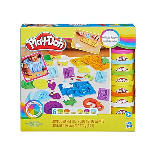Play-Doh, Massinha de Modelar Infantil, Kit Inicial de Números - Conjunto de Brinquedo com...