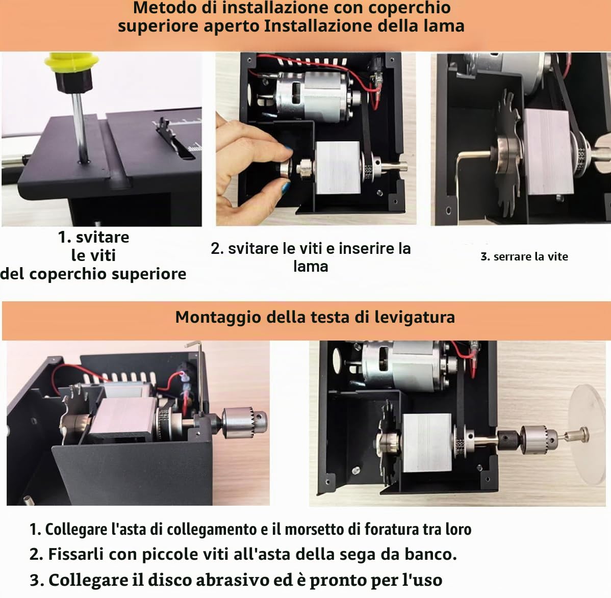 Mini sega circolare da tavolo multifunzione per artigianato, velocità e angolo regolabili, taglio, levigatura, seghe circolari da tavolo di precisione portatili