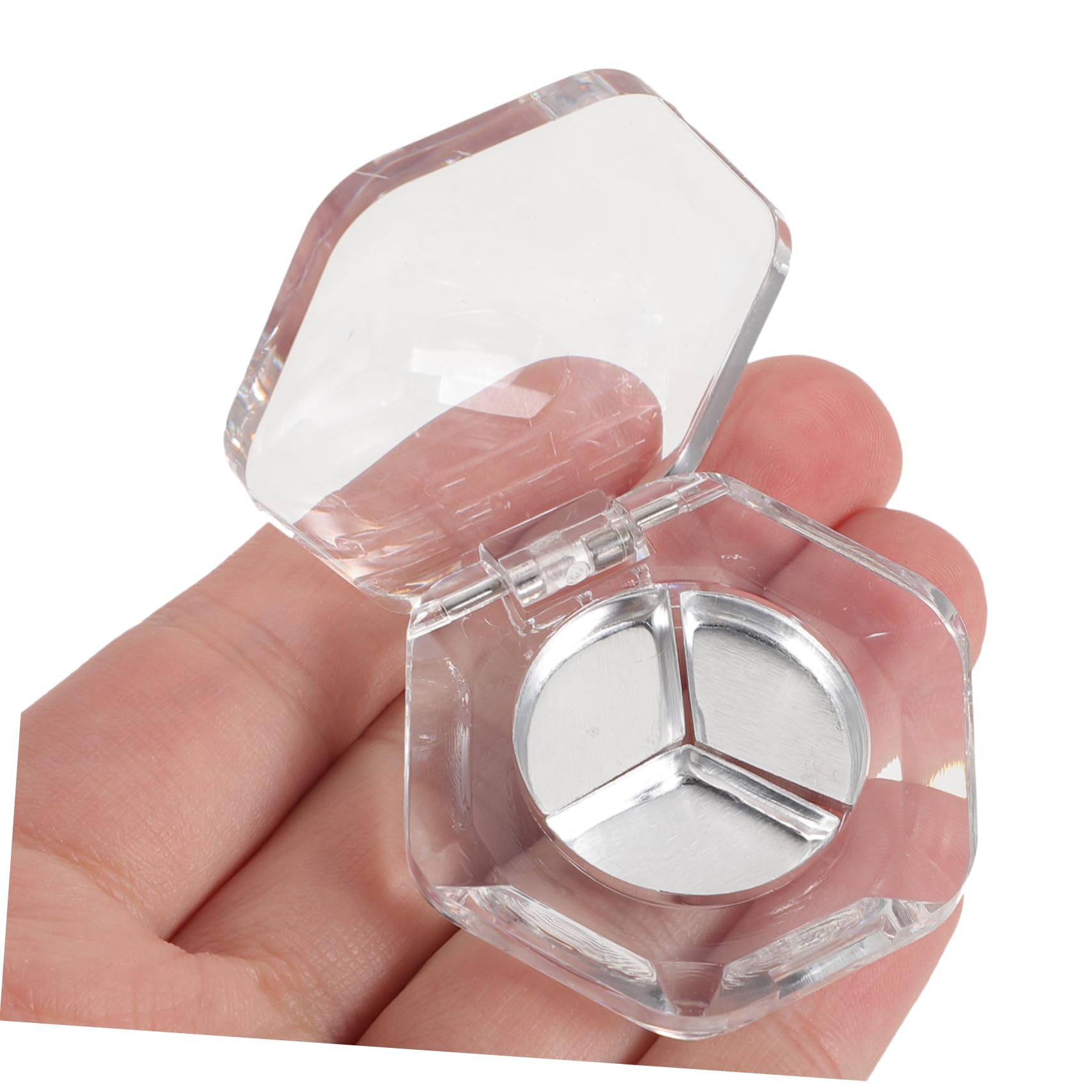 SHERCHPRY Blush Case for Women Empty Pans for Eyeshadow Small Cosmetic Pans Eyeshadow Palette Travel Set