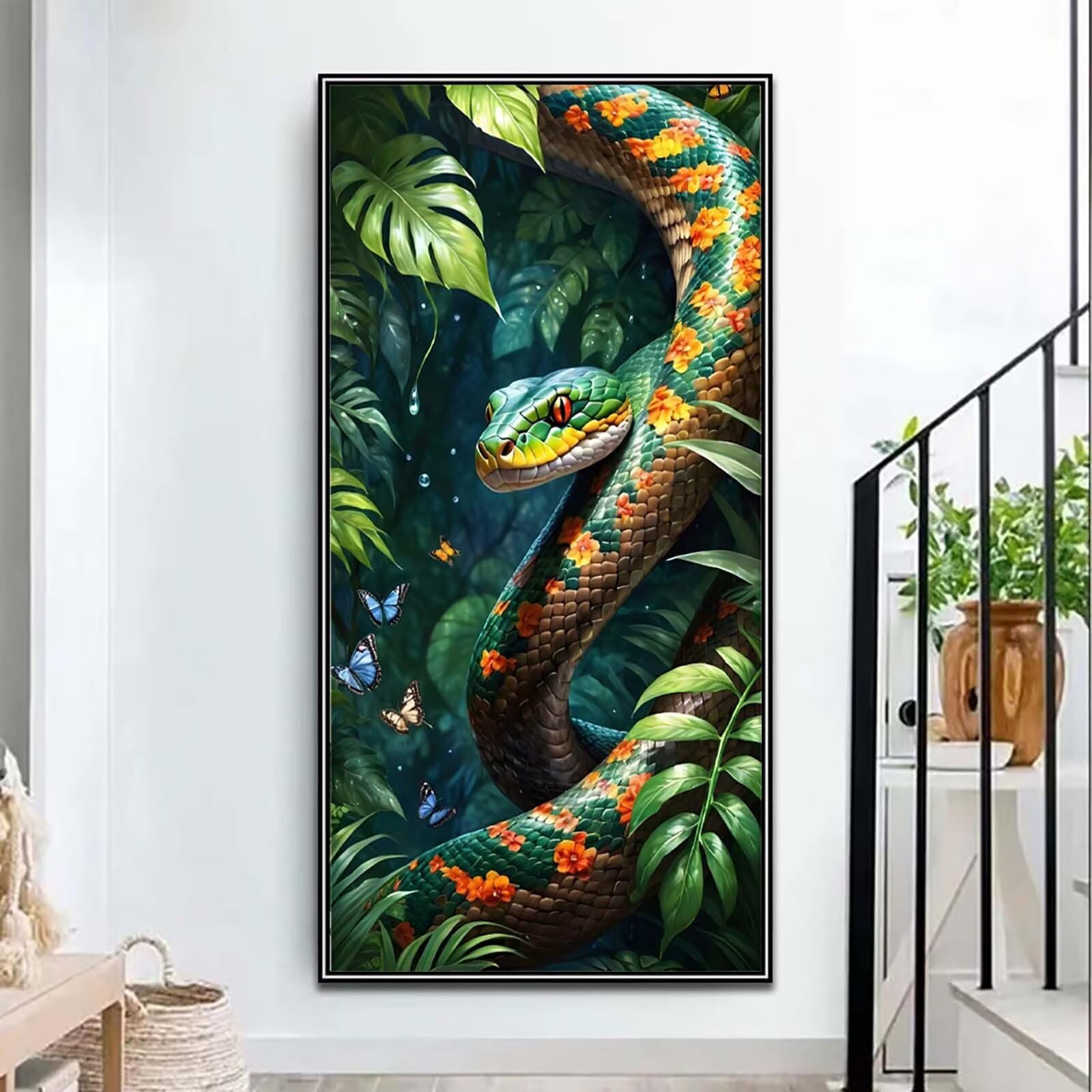 Las duży, diamentowy obraz dla dorosłych, 60 x 120 cm, n5w-867
