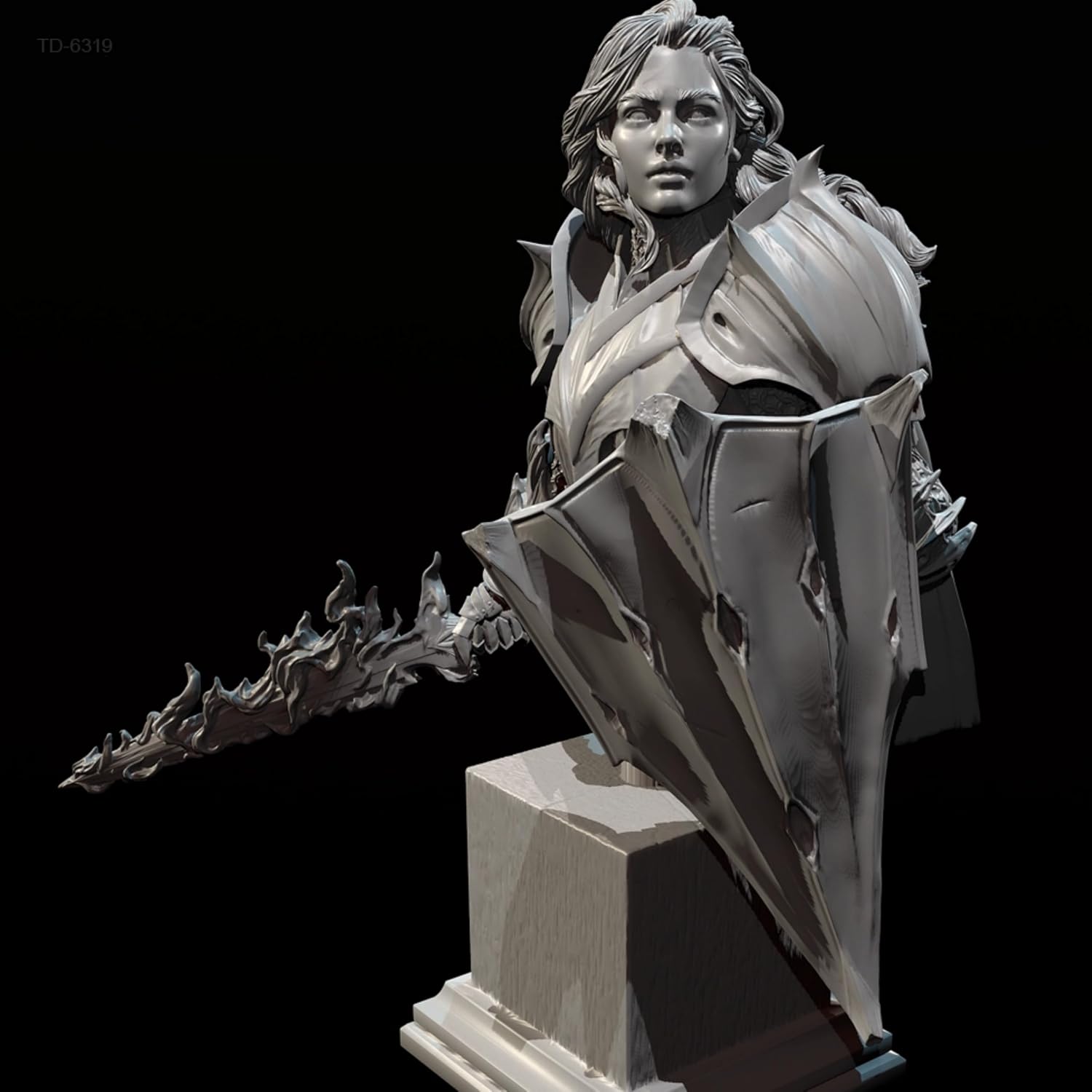 Bhowsa 55mm Resin Bust Model Kit Unpainted and Unassembled Resin Model //L8c7T9