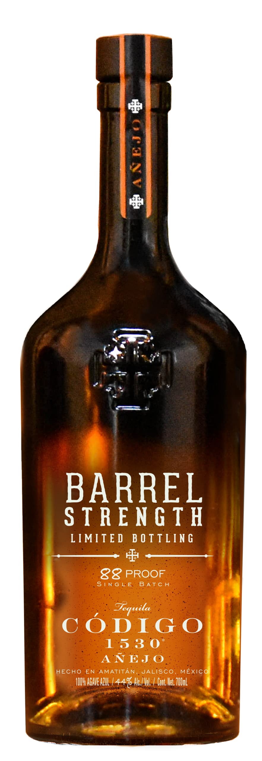 Código 1530 BARREL AÑEJO Tequila 44% Vol. 0,7l in Giftbox