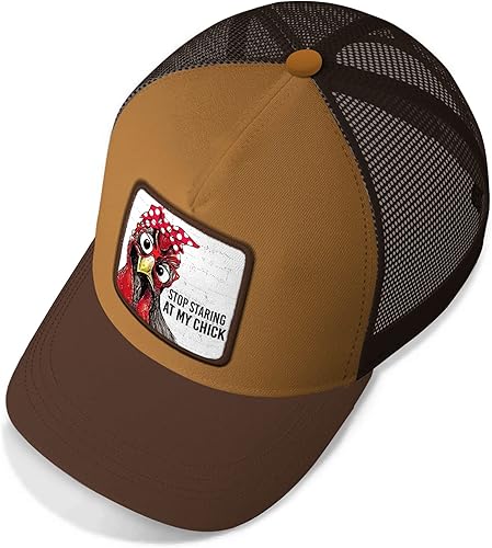 Miniatura 4 de Asvance Trucker Hat - Mesh Back Baseball Cap for Mens, Womens - Premium Farm Animals Embroidered Hats - Gift for Dad, Mom