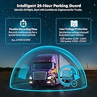 Vista 4 de VSYSTO H7 4CH Camión Dash Cámara 360 DVR Dash Cam Sistema de cámara de seguridad Cámaras de respaldo de vehículo 1080P Vista lateral frontal trasera