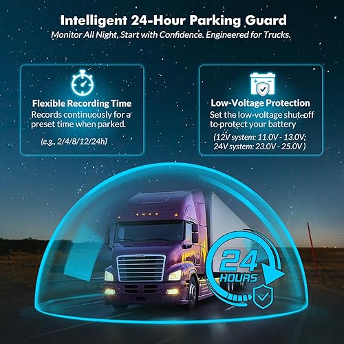 Miniatura 4 de VSYSTO H7 4CH Camión Dash Cámara 360 DVR Dash Cam Sistema de cámara de seguridad Cámaras de respaldo de vehículo 1080P Vista lateral frontal trasera