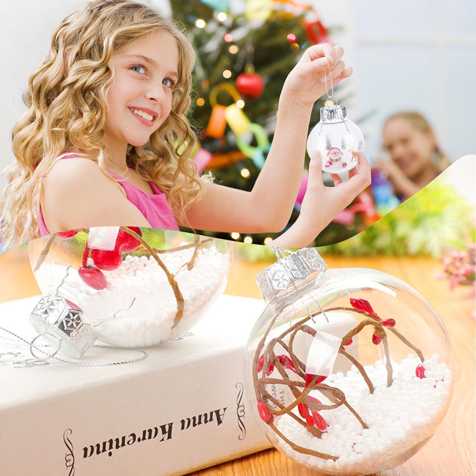 Palline Di Natale Bomboniere Battesimo - Foto 7