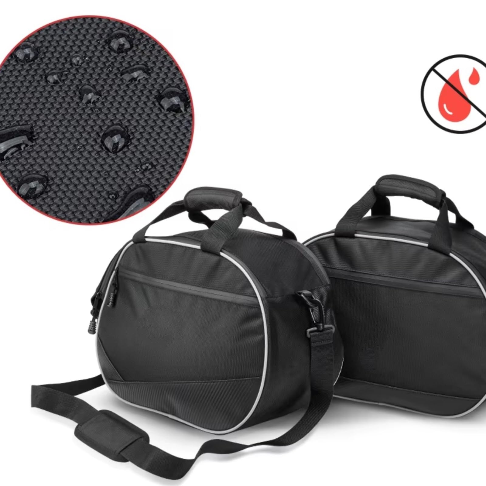 Motorradtasche Kompatibel Mit Tracer 900GT 2018 2019 2020-2022 Für MT07 Für MT09 Für FJR1300 Für TDM Motorradtasche Sattelgepäcktaschen Pannier Liner