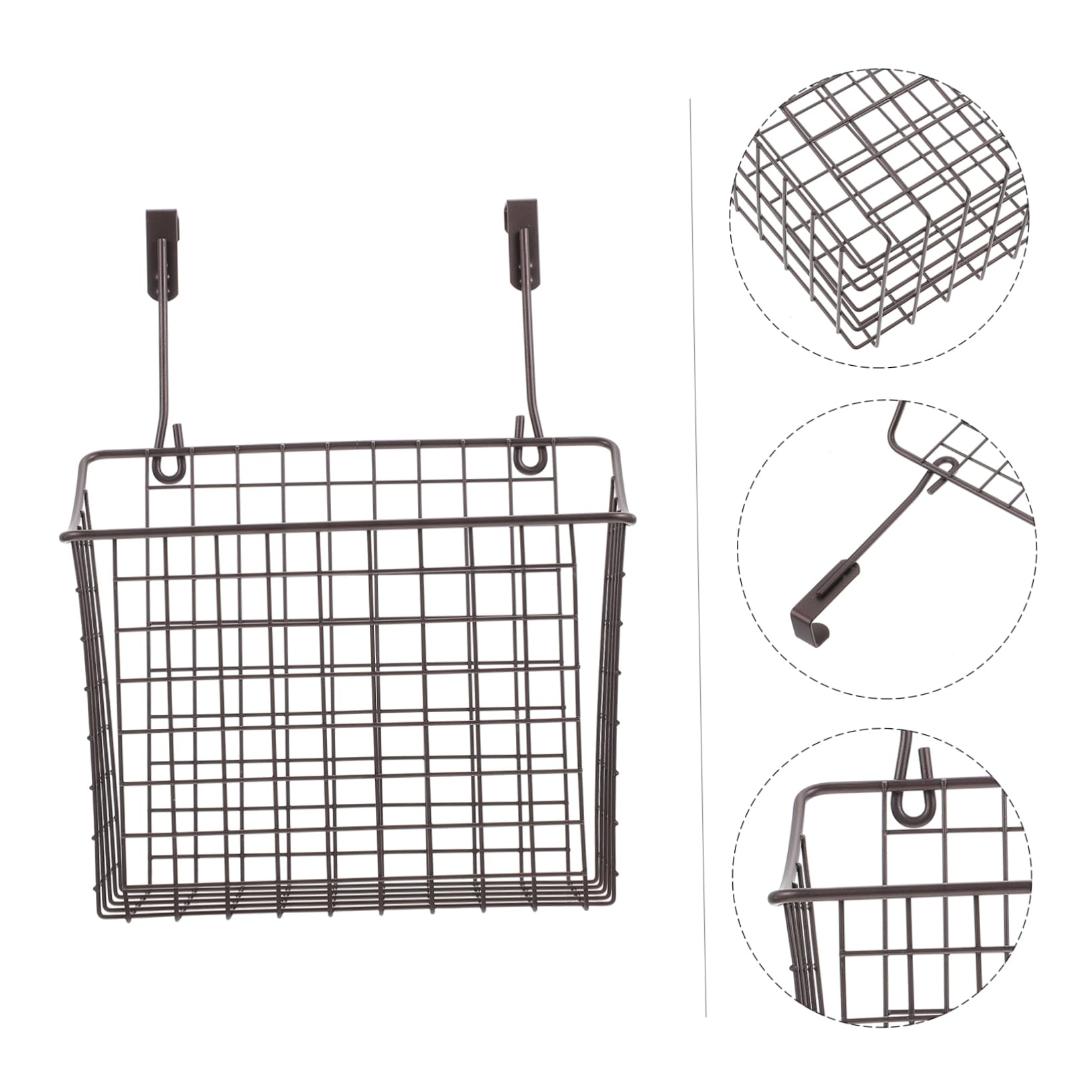Alipis Cesta Colgante De Alambre De Hierro Para Puerta Cesta De Almacenamiento De Cocina Para Frutas Verduras y Aperitivos