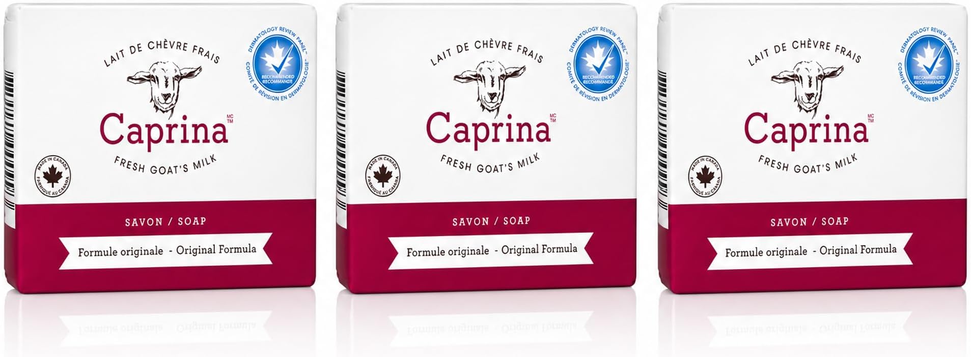 - Original Goat Milk Soap Bar, Moisturizing Cleanser, 5 oz, 3-Pack