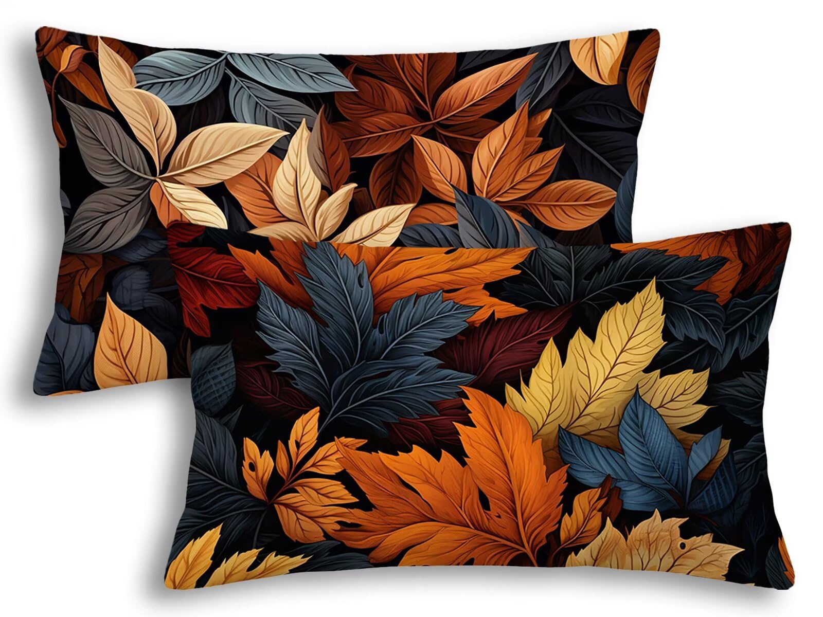 Housse coussin automne 40x60 recto verso pour raviver un canapé fatigué